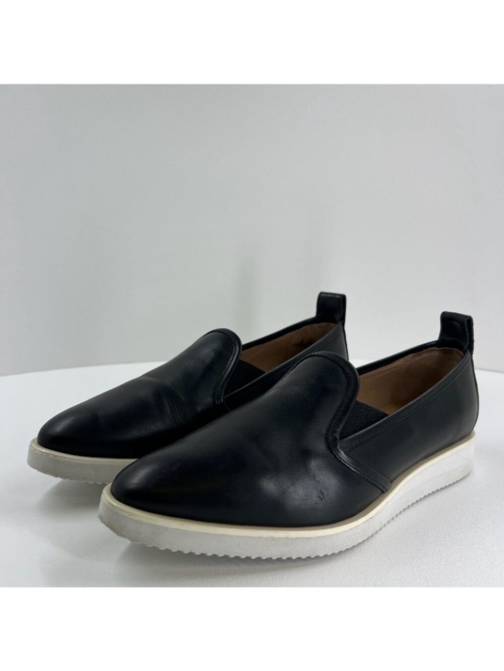 Everlane The Leather Street Shoe Loafer Womens 9 Slip On Sneakers Pointed Black - Picture 4 of 12